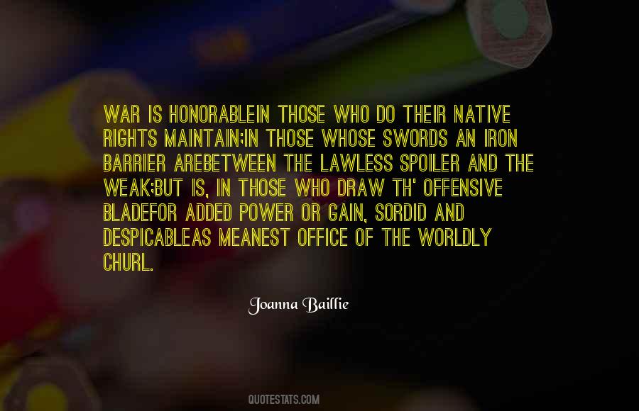 Joanna Baillie Quotes #156447