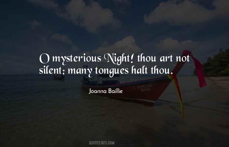 Joanna Baillie Quotes #232242