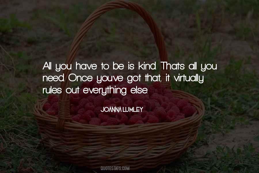 Joanna Lumley Quotes #91349