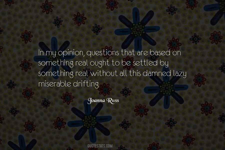 Joanna Russ Quotes #1067170