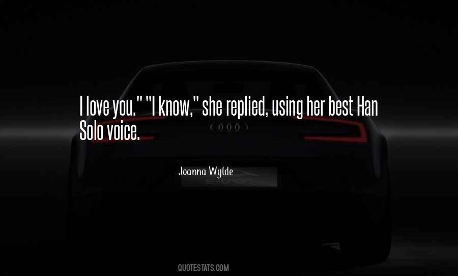 Joanna Wylde Quotes #568489