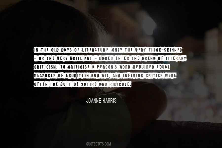 Joanne Harris Quotes #312461