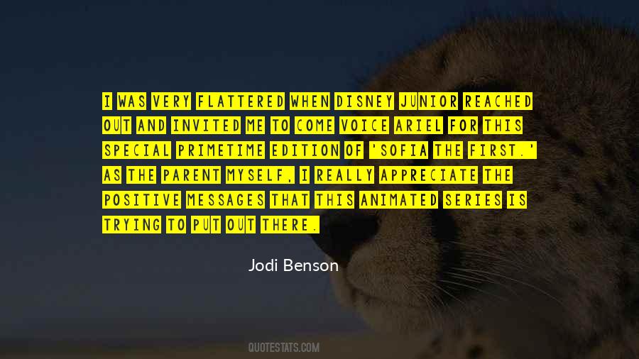 Jodi Benson Quotes #532942
