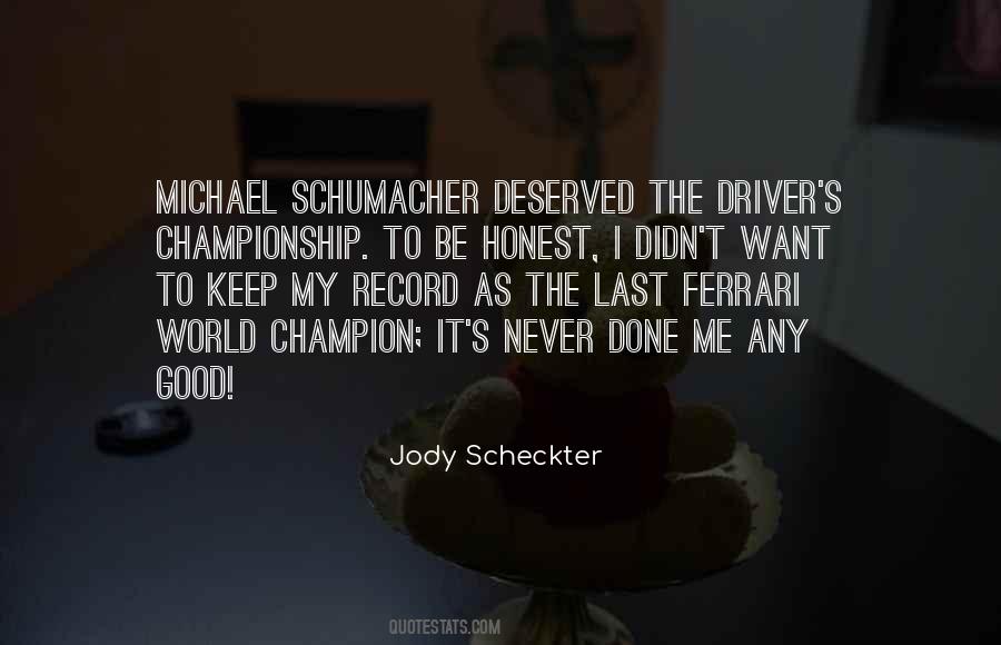 Jody Scheckter Quotes #751710