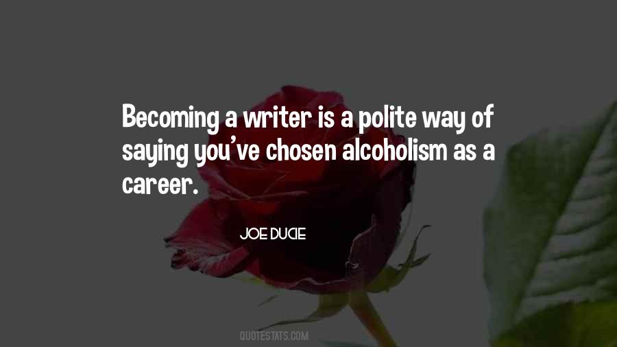 Joe Ducie Quotes #1047758