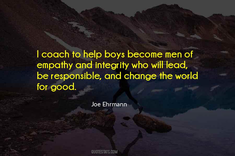 Joe Ehrmann Quotes #1799276