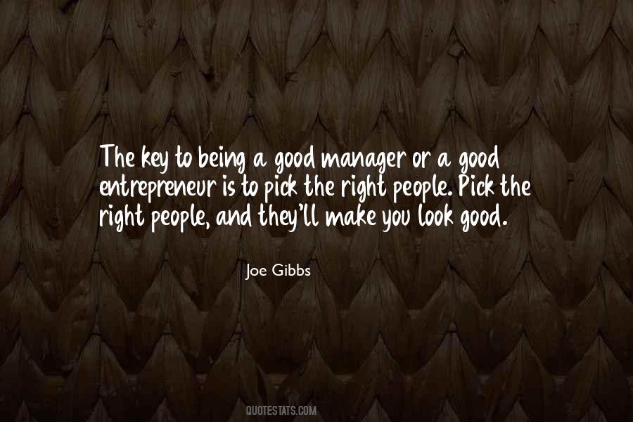 Joe Gibbs Quotes #411514