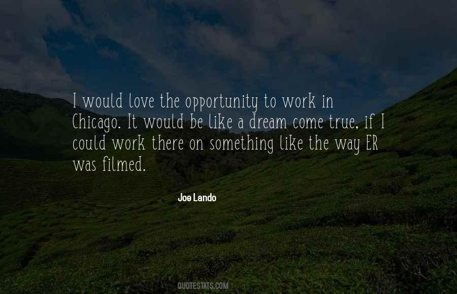 Joe Lando Quotes #20866