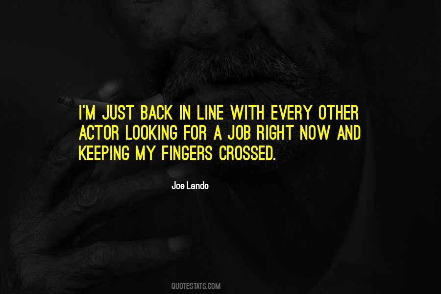 Joe Lando Quotes #868415