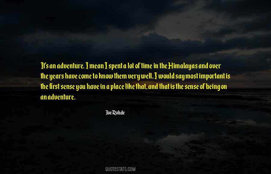 Joe Rohde Quotes #1428945