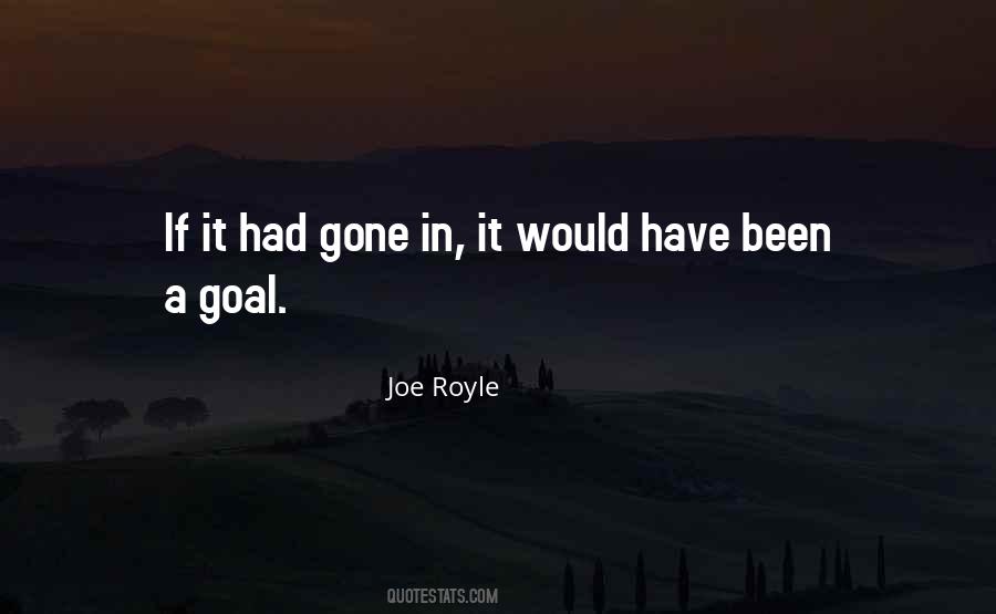 Joe Royle Quotes #756395