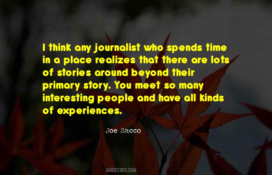 Joe Sacco Quotes #872636