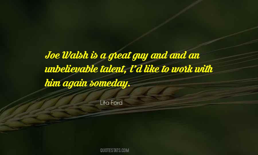 Joe Walsh Quotes #1561742