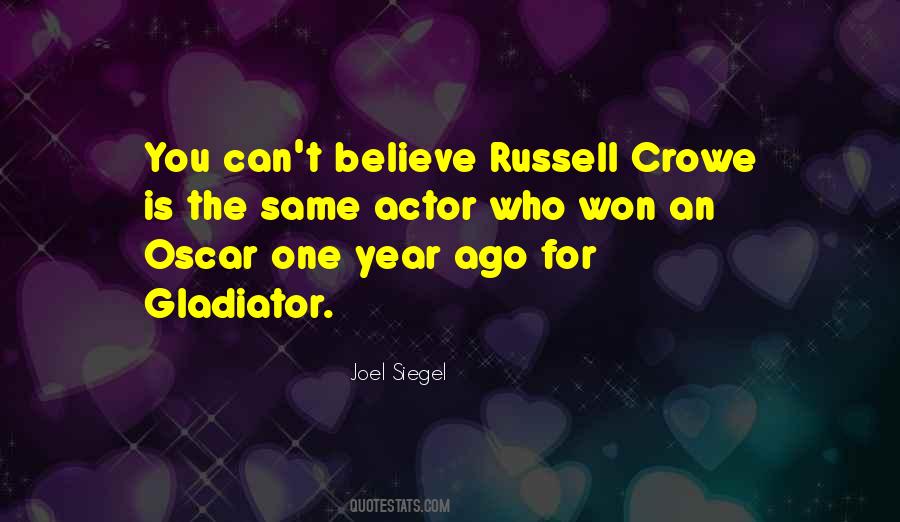 Joel Siegel Quotes #338524