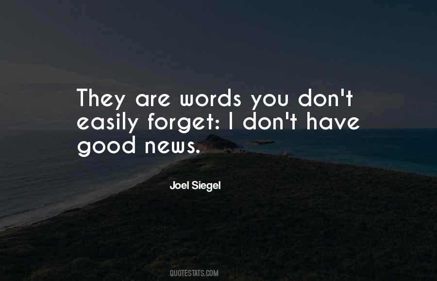 Joel Siegel Quotes #654379