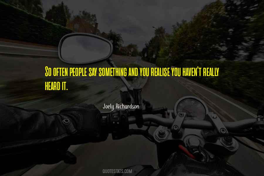 Joely Richardson Quotes #626622