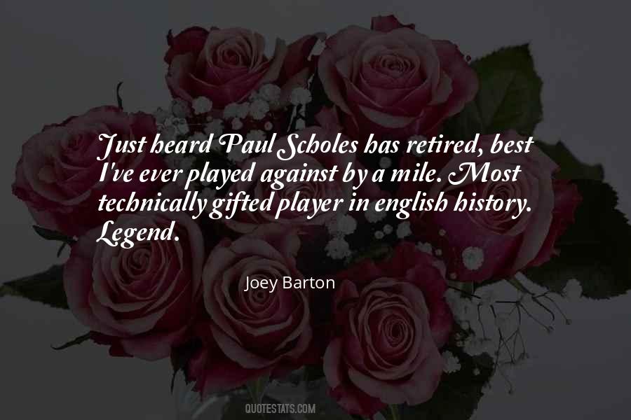 Joey Barton Quotes #1285142