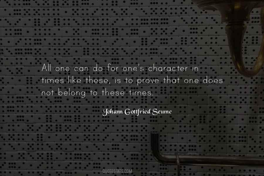 Johann Gottfried Seume Quotes #1580635