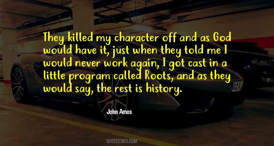 John Amos Quotes #317593