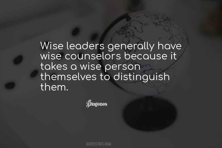 Quotes About Wise Leaders #1692617