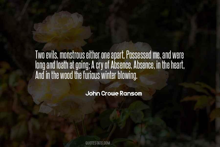 John Crowe Ransom Quotes #1035084