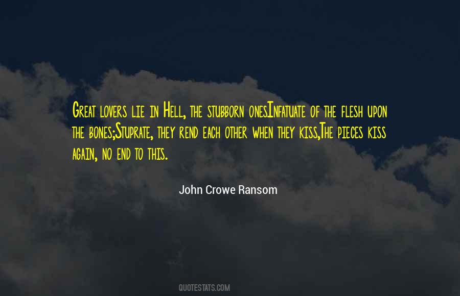 John Crowe Ransom Quotes #1285305