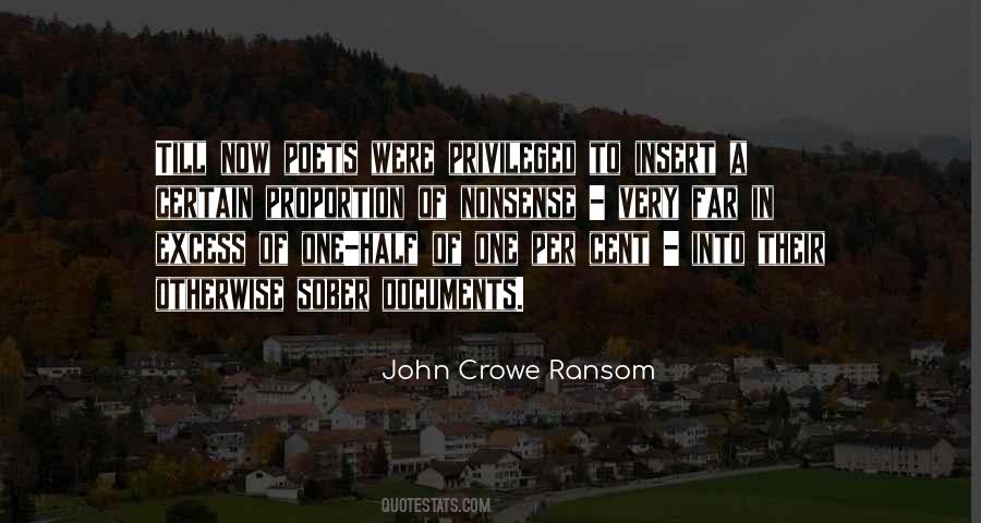 John Crowe Ransom Quotes #1527842