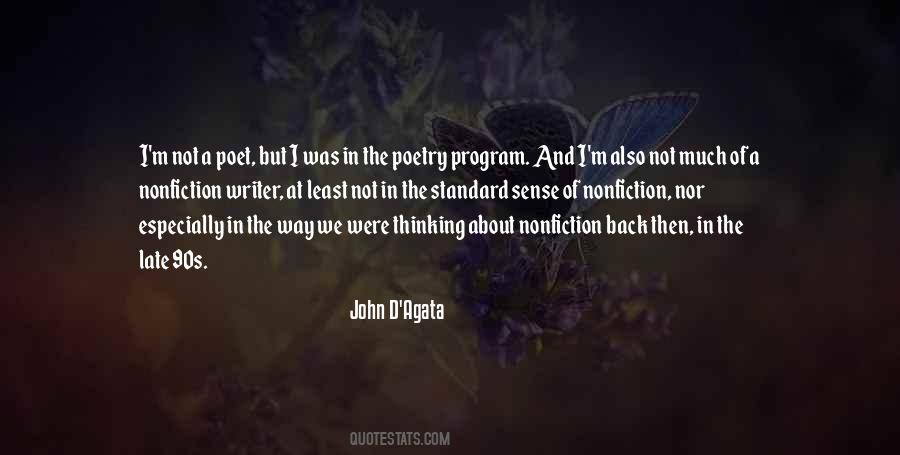 John D'agata Quotes #1085330