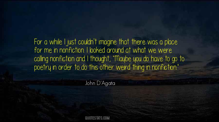 John D'agata Quotes #405701