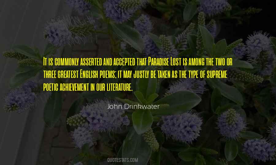 John Drinkwater Quotes #806860