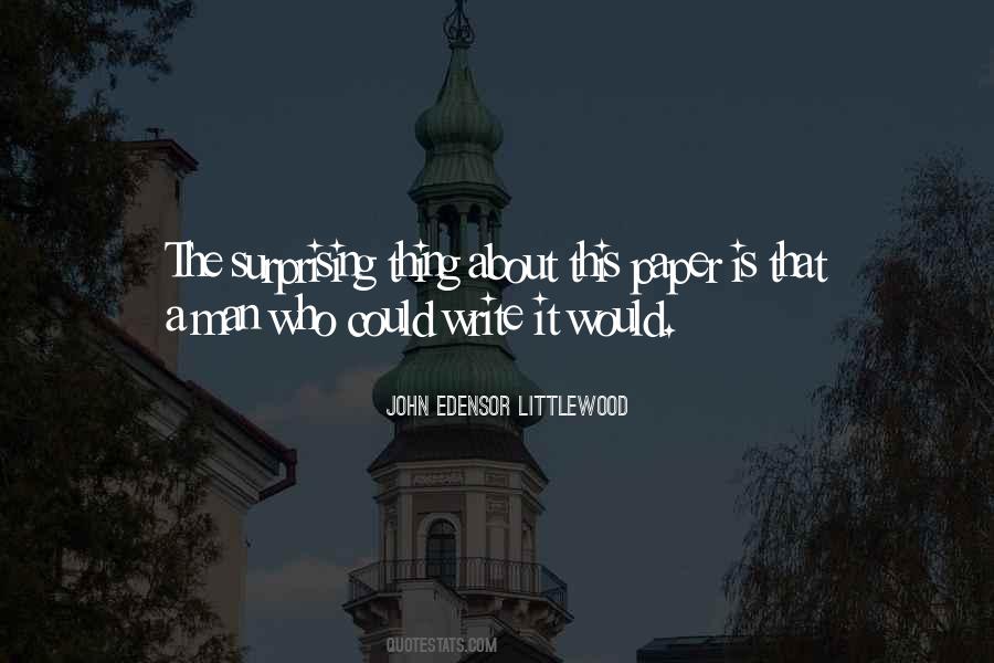John Edensor Littlewood Quotes #1101695