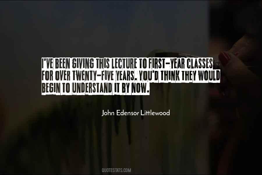 John Edensor Littlewood Quotes #976991