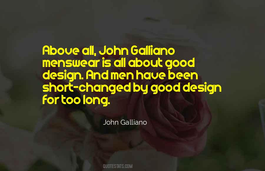 John Galliano Quotes #1805474