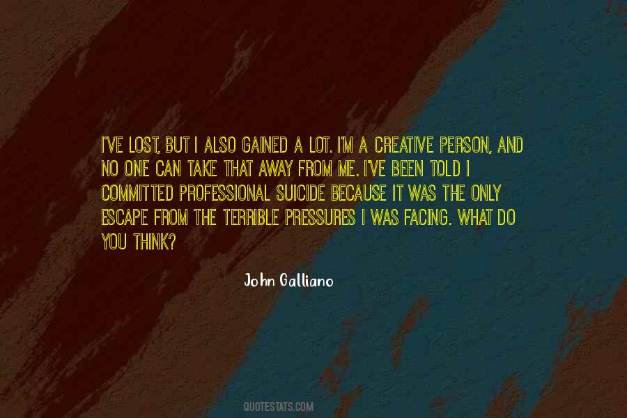 John Galliano Quotes #690668