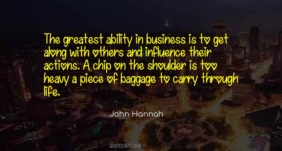John Hannah Quotes #489987