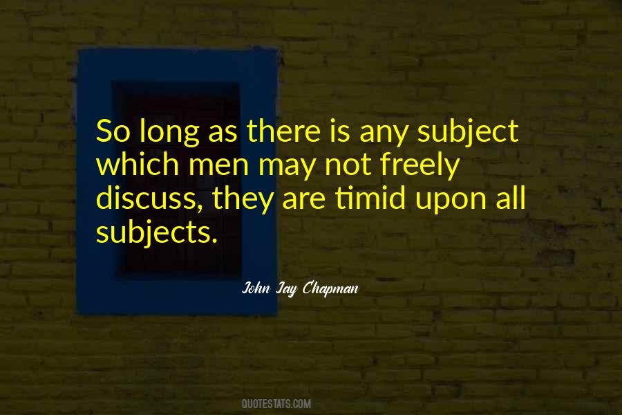 John Jay Chapman Quotes #1443423