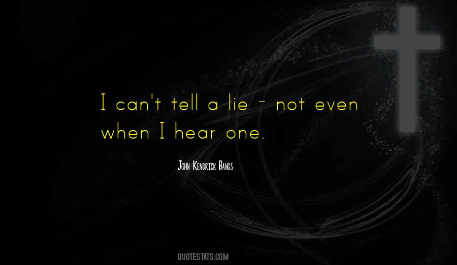 John Kendrick Bangs Quotes #320997