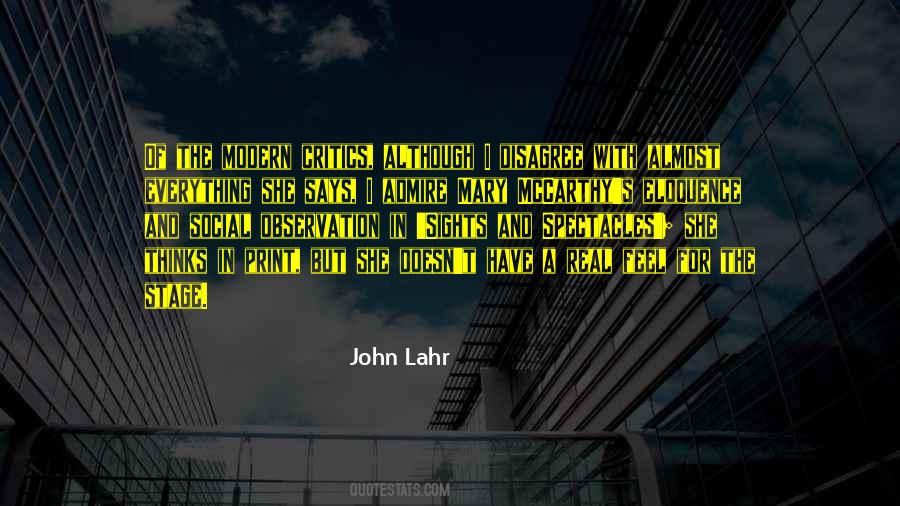 John Lahr Quotes #924321