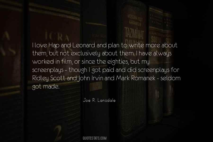 John Leonard Quotes #1382487