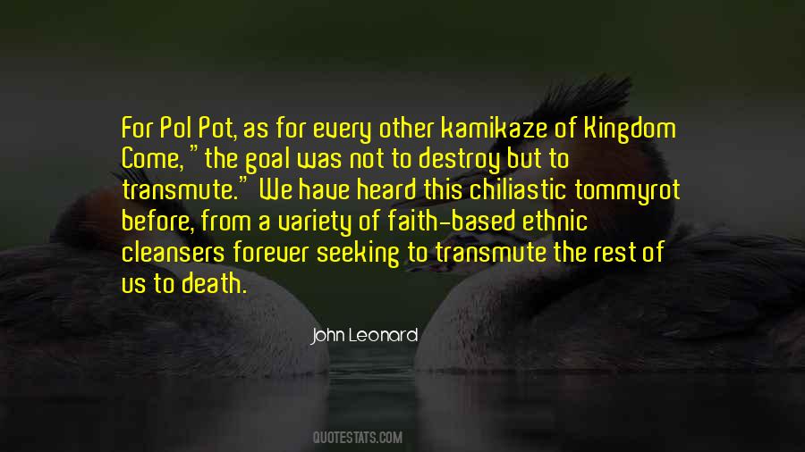 John Leonard Quotes #1418536