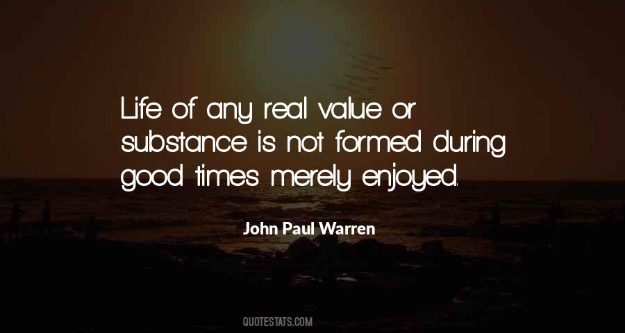 John Paul Warren Quotes #1209085