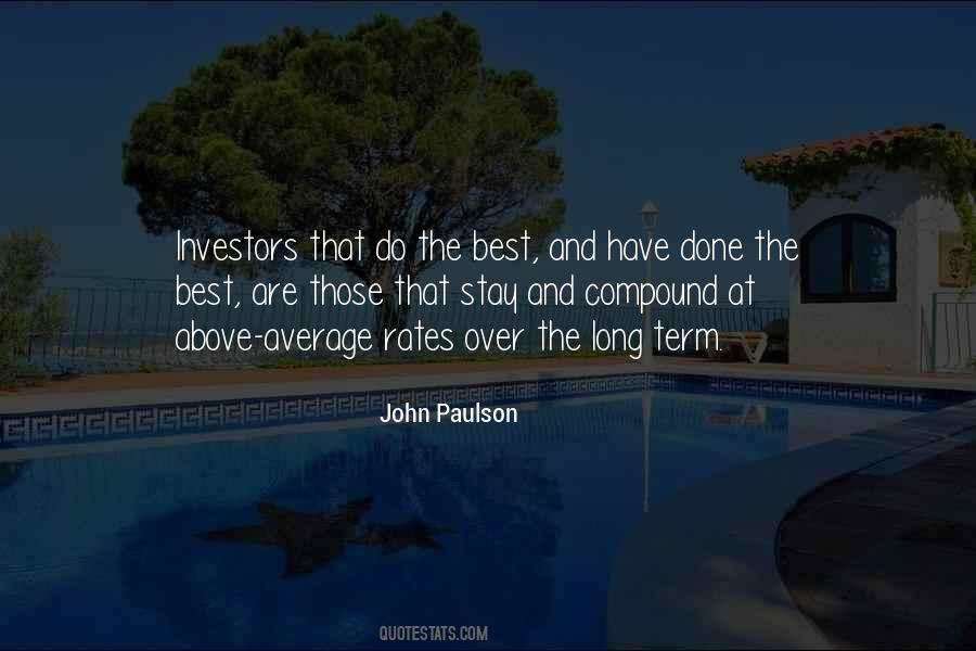 John Paulson Quotes #195724