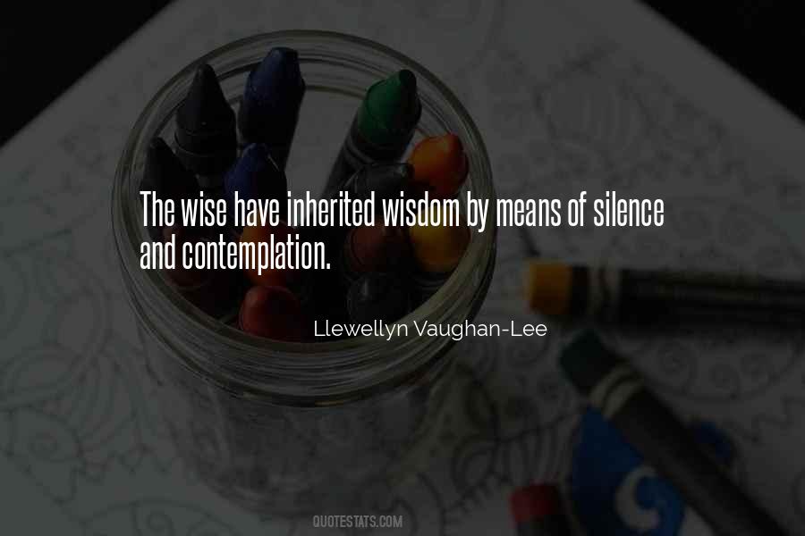 Quotes About Wisdom And Silence #1172245
