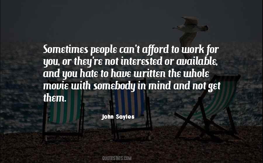 John Sayles Quotes #1700146