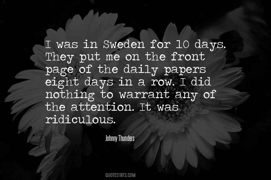 Johnny Thunders Quotes #1546395