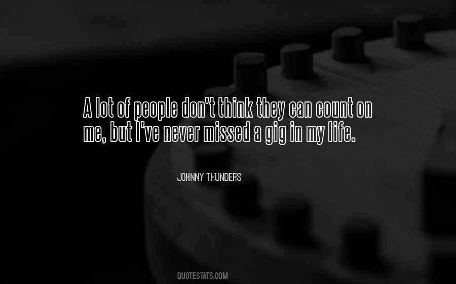 Johnny Thunders Quotes #660865