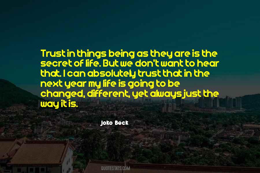 Joko Beck Quotes #729743