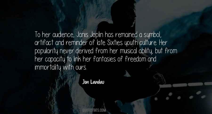 Jon Landau Quotes #1249261