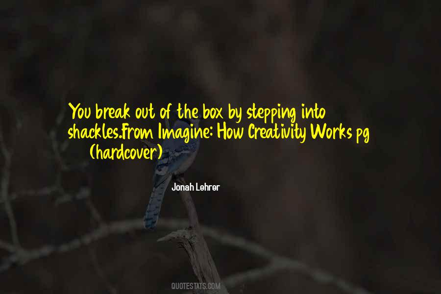 Jonah Lehrer Quotes #1631514