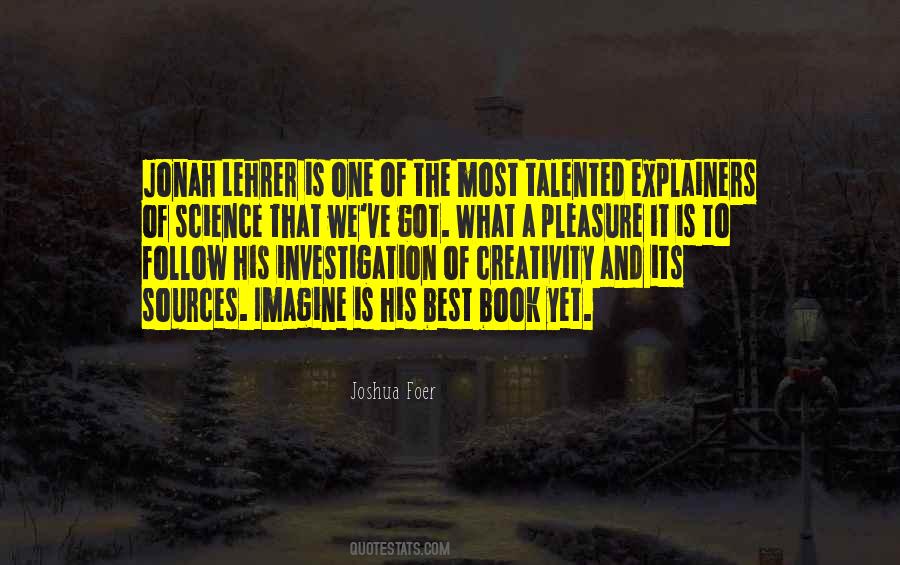 Jonah Lehrer Quotes #54844